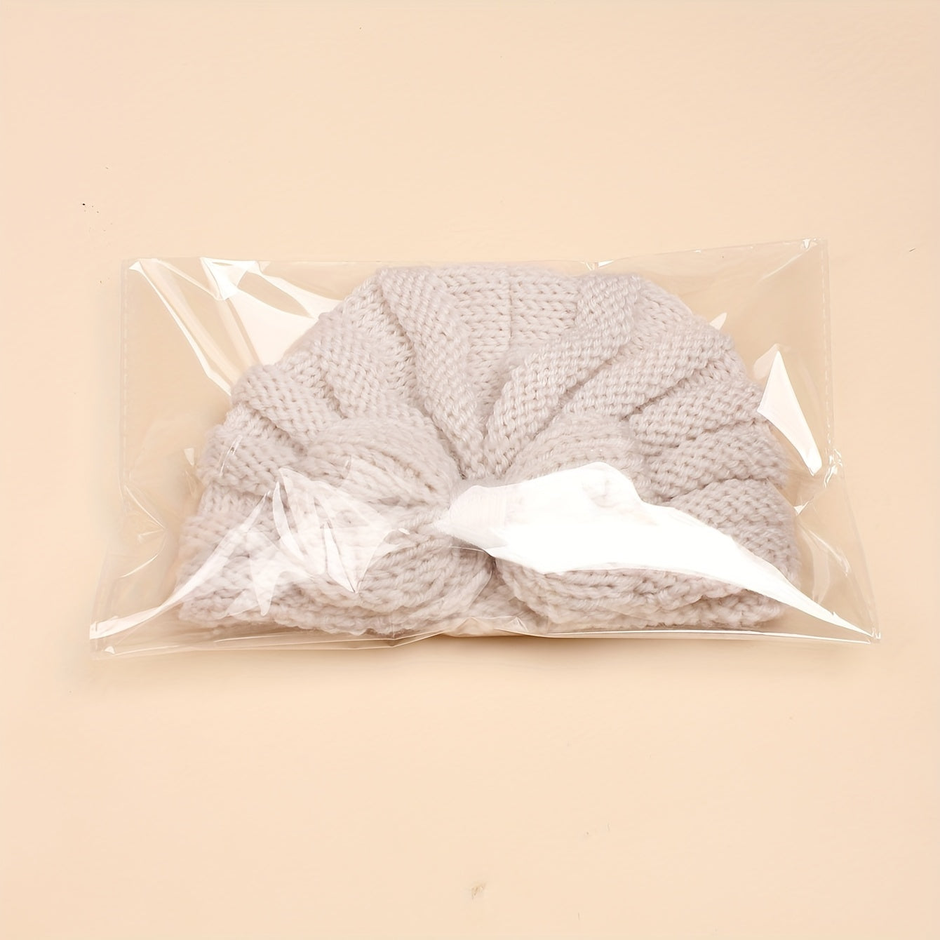 1pc of New Winter Style Bow Baby Hat, Baby Headscarf Hat