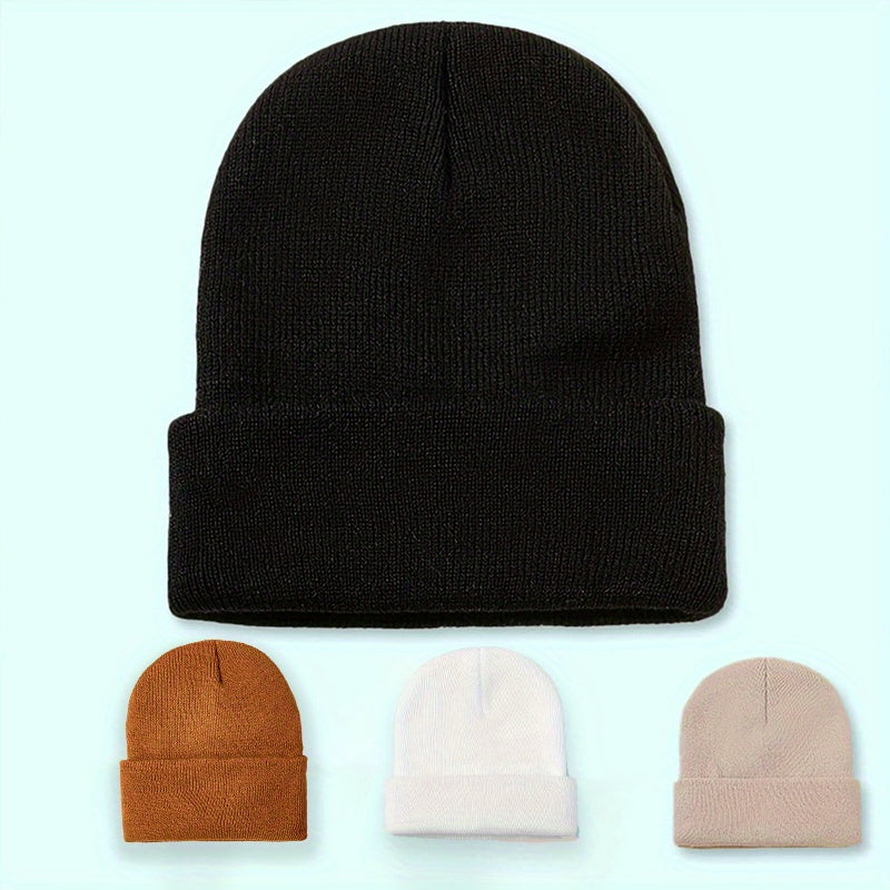 1pc Unisex Newborn Baby Knitted Hat Autumn Winter Soft Baby Beanie Hats for Kids 0-3Y Months Boys Girls