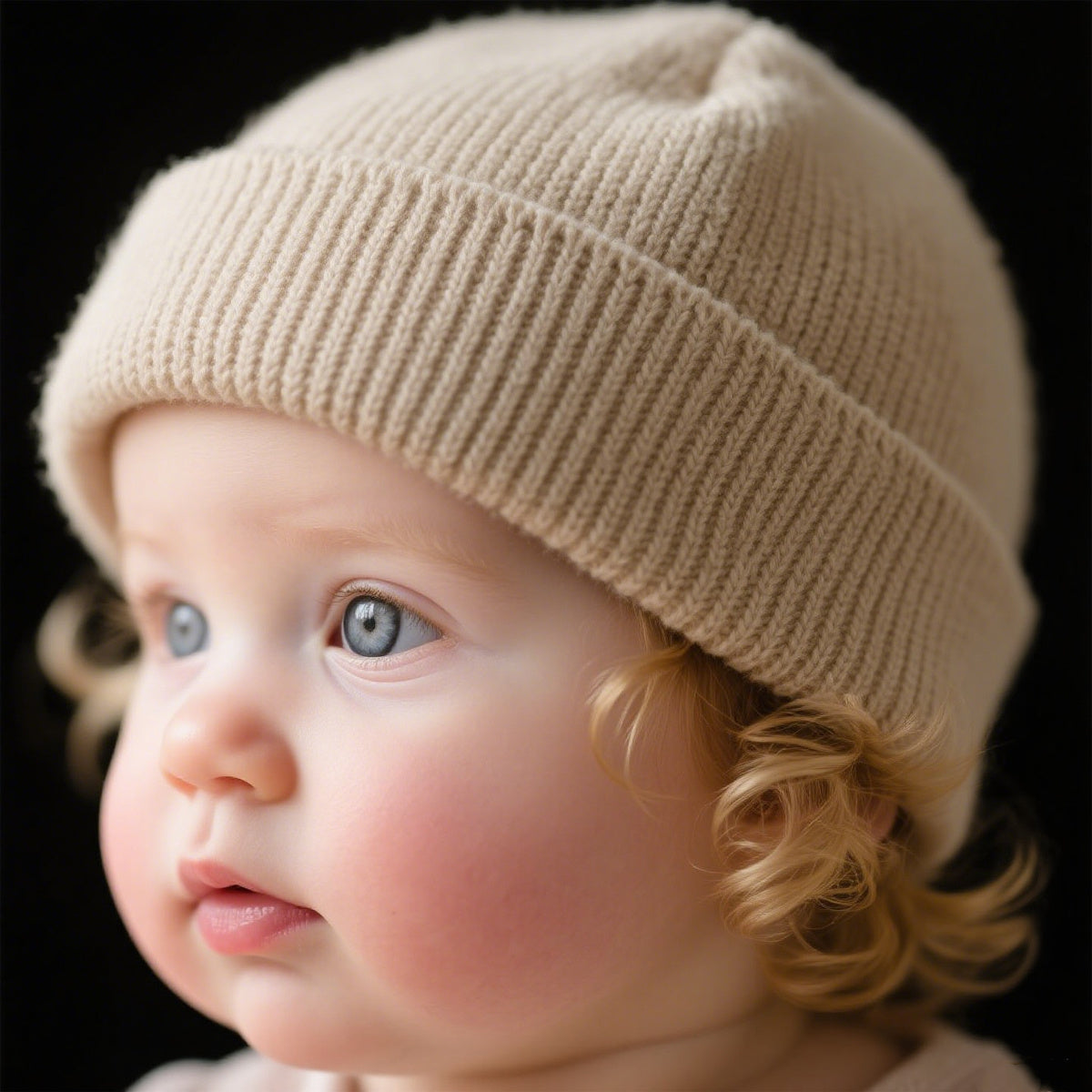 1pc Unisex Newborn Baby Knitted Hat Autumn Winter Soft Baby Beanie Hats for Kids 0-3Y Months Boys Girls