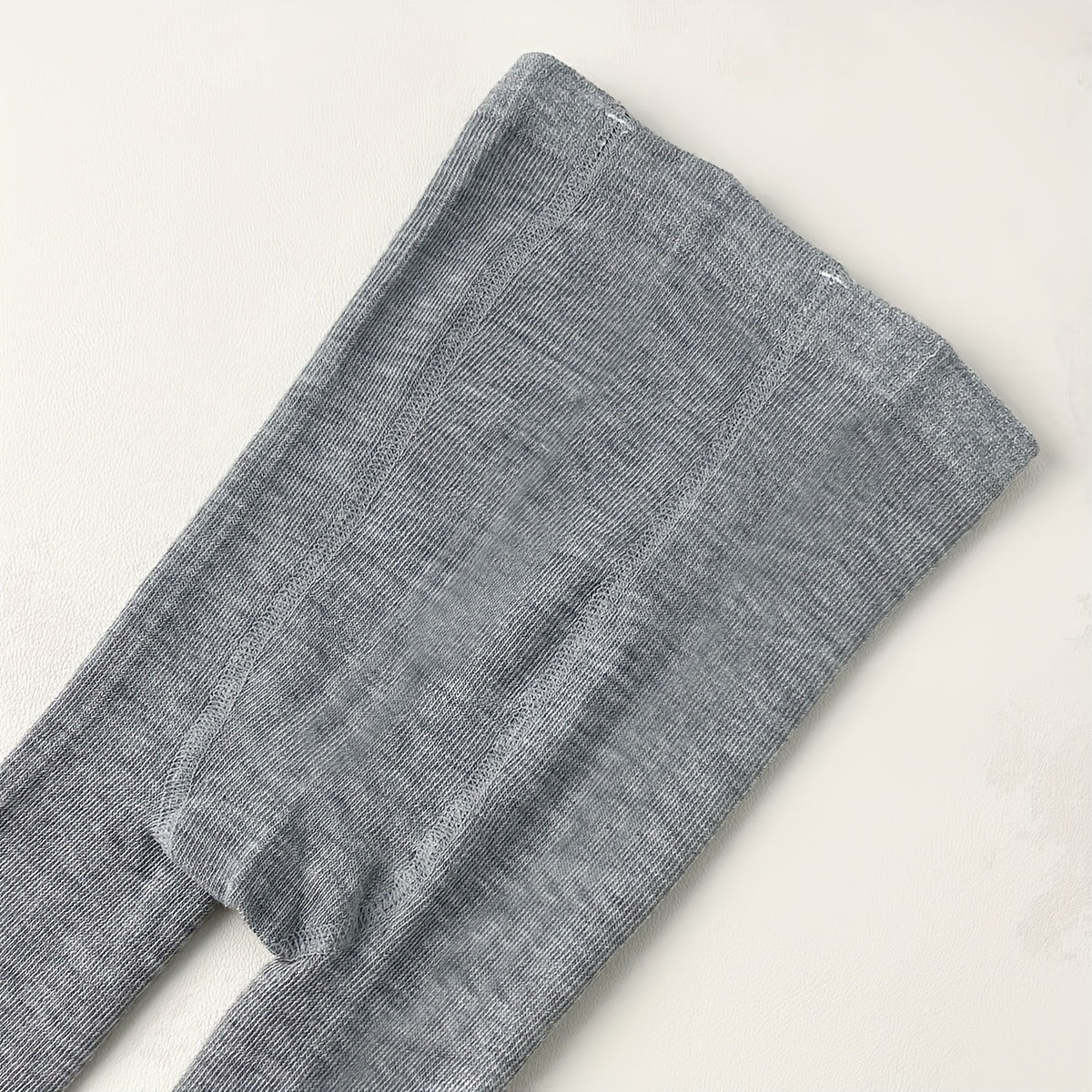 1 Pair All-Season Easy Solid Color Baby Toddler Leggings Socks Children Girls Kids Stockings for Daily Casual Dressy