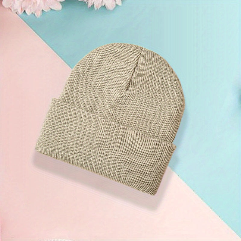 1pc Unisex Newborn Baby Knitted Hat Autumn Winter Soft Baby Beanie Hats for Kids 0-3Y Months Boys Girls