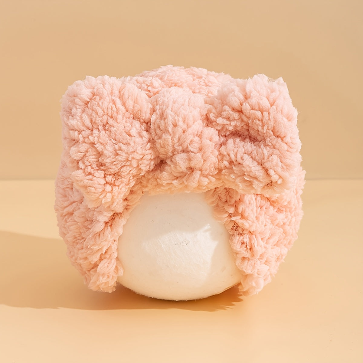 Newborn Fleece Lined Beanie with Bowknot, Soft Cozy Warm Winter Hat, Perfect for Daily Wear