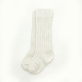 1 Pair Double Needle Striped Socks, Easy Ankle Socks, Versatile Skirt Socks, Black Brown Beige Khaki White Socks, Socks, Boys' Socks, Girls' Socks