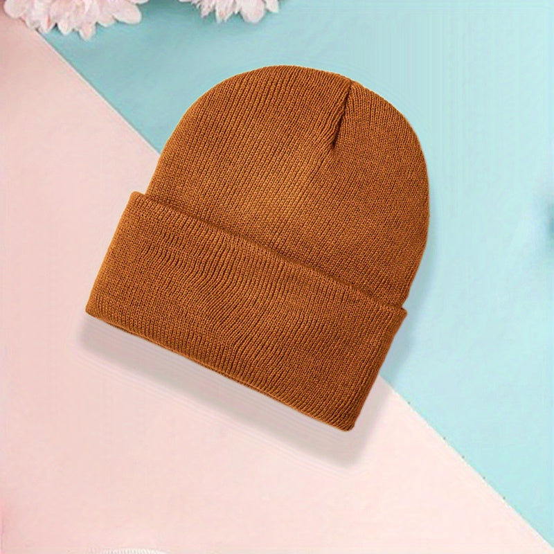 1pc Unisex Newborn Baby Knitted Hat Autumn Winter Soft Baby Beanie Hats for Kids 0-3Y Months Boys Girls