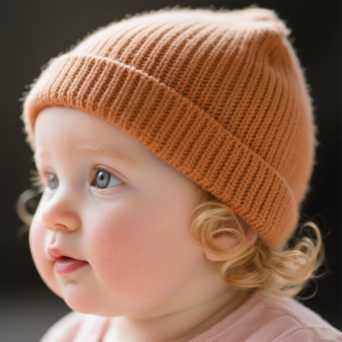 1pc Unisex Newborn Baby Knitted Hat Autumn Winter Soft Baby Beanie Hats for Kids 0-3Y Months Boys Girls