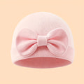 1 Newborn Beanie with Bow Decor, Stylish Cute Hospital Hat for Baby Girls, Soft, Comfortable & Breathable, Perfect for Gifting, Daily Matching & Photo Shoots