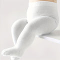 1 Pair All-Season Easy Solid Color Baby Toddler Leggings Socks Children Girls Kids Stockings for Daily Casual Dressy